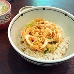 白海老かき揚げ丼