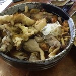 そば処 平石亭 - 天然きのこ入り「きのこそば」1,200円