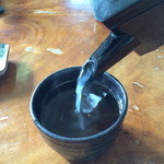 そば処 平石亭 - 蕎麦湯