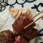 横浜うかい亭 - ステーキ リフトアップ。