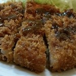 勝烈庵 - ロースかつ定食のとんかつ〔15/10/25撮影〕