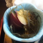 あみもと - サツマイモ&昆布煮物