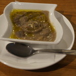 シチリア屋 - ＜ミニスープ＞　乾燥そら豆のズッパ