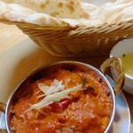 インドカレーレストランプルニマ - アルベーガン：ナスとジャガイモがゴロッと入ったカレー