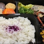 Izuno Ryoushi Baru Otameshiya - 日替わり弁当、鰆の西京焼き