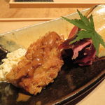 個室ふるけん - 合肴：シャラン産の鴨 葡萄と、牡蠣フライ 柴漬けのタルタル1