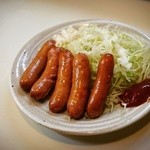 わらじ亭 - あらびきウインナー