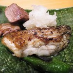 尾崎幸隆 - のどぐろの干物
　鮪 頬肉の西京漬け
