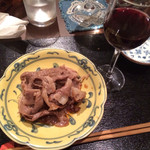 玉鬘 - 赤ワインにお肉