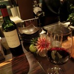 京松蘭はなれ - 赤ワインと共に、、、。