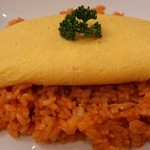 たいめいけん - タンポポオムライス（伊丹十三風）1950円