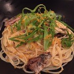 Birichino - 秋刀魚のアーリオオーリオ・スパゲッティ