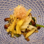 味あら井 - 柿、白マイタケ、しめじ