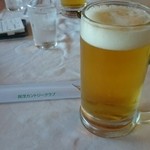 賀茂カントリークラブ - お昼の生ビール
