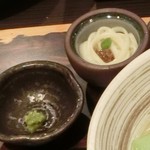 京松蘭はなれ - 五島うどんと、五島列島のオバアチャン手作りの柚子胡椒