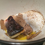 鰻の炭火焼・舞茸のスープ・セップ茸　黒トリュフ