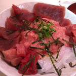 お食事処 山賀 - ミックス丼 1500円  味噌汁付