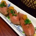 京都 瓢喜 - 近江牛の握り寿司