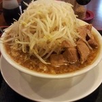 ジャンキーモンキーJr. - ラーメン（野菜マシマシ背脂普通）￥680