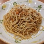 サイゼリヤ - 201510 ランチのスパゲティ(サラダ・スープ付き500円)