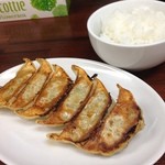 ラーメン神山 - H.27.10.11.昼 Cセット(餃子一人前+ご飯) 300円