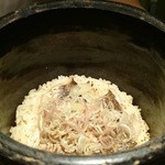 祇園迦陵 - 釜飯～  カマスの焼目