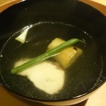 祇園迦陵 - 焼きナスと鰆の椀物