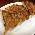 ラーメン神山 - H.27.10.06.夜 ビールセット 500円の餃子