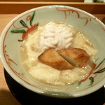 老松 喜多川 - 鱈白子、孫芋、湯葉、香茸）