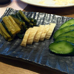 地酒BAR 山新 - H27.10.23 お漬物