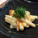 地酒BAR 山新 - H27.10.23 長芋の明太子和え