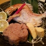 山乃薫 - お祝い 鯛の浜焼き