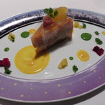 モナリザ - ２０１５年１０月　ズワイガニ、人参、かぼちゃのガトー仕立て