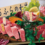 函館焼肉ホルモン市場 愛 - 愛のカルビ盛り合わせ