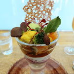 ビストロアム - 野菜のパフェ