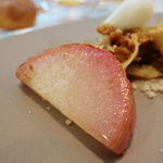 ビストロアム - 鴨のロティ　エリンギ茸をパスタに見立てた鴨もも肉のラグー