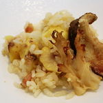 ビストロアム - 栗御飯　牛頬肉の赤ワイン煮