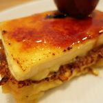 ビストロアム - 葡萄のローストとグラニテ　パンペルジュとクレームブリュレ　ヨーグルトのアイスクリーム