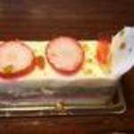 和栗の粉が付いてしまいました