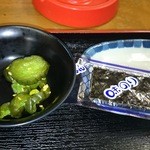 Yama Zen - 香の物と味海苔
