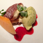 セルヴァッジョ - ティラミス ピスタチオのジェラート添え