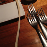 セルヴァッジョ - さりげなくグリッシーニご添えられてます