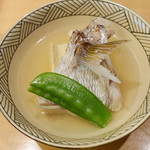 いしづか - 真鯛のカマ、凍み豆腐の煮物