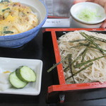 Soba shin - 「玉子丼とざるそばのセット（800円）