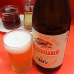 雪国らーめん - 瓶ビール（中）550円