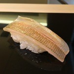 鮨 ます田 - （2014年3月）キスの昆布締め！余りの握りの美しさに感動(^^)