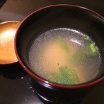 鮨 ます田 - （2014年3月）甘鯛のお吸い物 どんどん体が温まってきます。