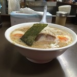 村山ホープ軒 - ラーメン700円+玉子（味付）80円+ニンニク50円