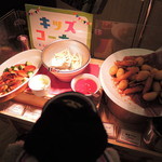 グルメバイキング オリンピア - ちびつぬ「キッズコーナーもあるのよ～♪」