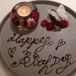 レストランエール - デザートとは別のバースデープレート♪